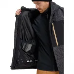 Куртка Quiksilver Sycamore Printed, черный - фото 4