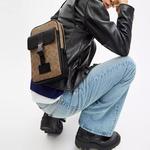 COACH Сумка через плечо из прорезиненного хлопка - фото 4