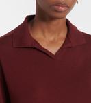 Кашемировая поло Loro Piana, Deep Maroon - фото 4