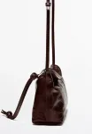 Сумка-Мессенджер через плечо Massimo Dutti, Dark Brown - фото 4