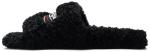 Кроссовки Balenciaga Wmns Furry Slides 'Black Red', синий - фото 3
