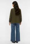 Блуза Vero Moda Curve VMCALVA, Grape Leaf/Dark Green - фото 3