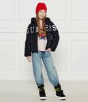 Куртка детская Guess утепленная с логотипом бренда, черный - фото 2