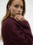 Свитер VERO MODA VMZen, Burgundy - фото 3