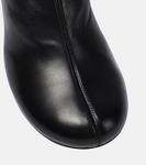 Кожаные ботинки Admiral выше колена Khaite, Black - фото 6