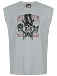 Рубашка Tapout SKULL TANK, серый - фото