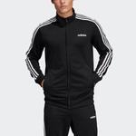 Куртка adidas Knit Stand Collar Loose Windproof Sports Logo Jacket Black, черный - фото 3