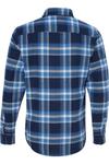 Рубашка из фланели Burnside Yarn-Dyed с длинным рукавом, синий/белый - фото 2