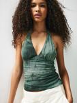 Топ Pull&Bear Pull&Bear , Green/Emerald/Dark green - фото 2