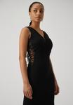 Платье из джерси V NECK MAXI WAL G., черный - фото