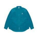 Рубашка из вельвета с нашивкой логотипа A Bathing APE Aape, синий - фото