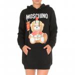 MOSCHINO Женское черное платье с длинными рукавами - фото 4