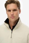 Толстовка Superdry & Co ESSENTIAL LOGO HALF ZIP, Dusty White/Light Yellow - фото 3