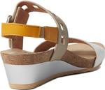 Босоножки Dynasty Naot, цвет White/Beige/Marigold Leather Combo - фото 4