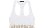 VERSACE Спортивный бюстгальтер Greca Border 'Optical White' - фото 3