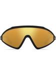 Солнцезащитные очки-маска Lorna TOM FORD Eyewear, черный - фото