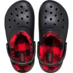Сабо Crocs Classic Lined Buff Check, черный - фото 3
