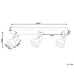 Потолочный светильник Beliani белый, 7/44/12 см - фото 3