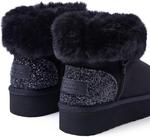 Ботинки GIOSEPPO Women's Glam Oxford Boot, Black - фото 4