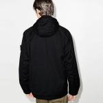 Куртка ghost reversible hooded jacket 'black' Stone Island, черный - фото 2