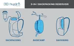 3D Hydro Trek Резервуар для гидратации Gregory, Optic Blue - фото 15