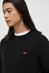 Джемпер мужской Levi's шерстяной, черный - фото 4