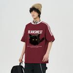 Футболка унисекс Jeanswest, черный - фото 18