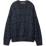 Пледовый оверсайз джемпер Alexander Wang, черный - фото 3