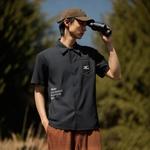 Рубашка унисекс Mizuno, хаки - фото 11