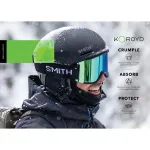 Rodeo Mips Круглый контурный сноубордический шлем Smith, Matte Chalk - фото 3