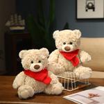 Плюшевая кукла Scarf Teddy высотой 24 см Fluffy bear - фото 6