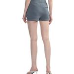 Шорты мини с логотипом Alexander Wang, серый - фото 6