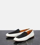 Олене замшевые лоферы Chloé, White - Black 1 - фото 5