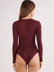 Боди INTIMISSIMI SHIMMERING PASSION, темно-красный - фото 3