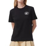 LACOSTE Футболка женская черная - фото 3