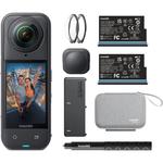 Экшн-камера Insta360 X5 360 Action Camera Essentials Bundle CINSAAHA_X504 - фото