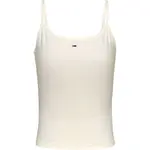 Футболка без рукавов Tommy Jeans Essential Strap, бежевый - фото