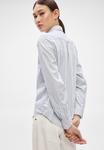 Блуза GANT REG CLASSIC POPLIN STRIPED , Eggshell/Off-White - фото 6