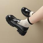 Лоферы женские черный Agsdon - фото 5