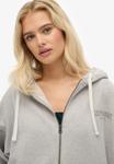 Толстовка с капюшоном на молнии Superdry, Mottled Grey - фото 6
