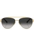 Tiffany & Co Eyewear солнцезащитные очки-пилоты с эффектом градиента, золотистый - фото
