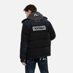 Пуховик мужской черный Evisu, черный - фото 3