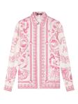 Versace рубашка Underwater с принтом Barocco, розовый - фото