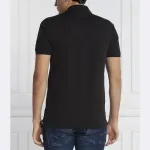 Рубашка-Поло монолога классического кроя Calvin Klein, черный - фото 3