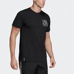 Футбольная майка мужская черная Adidas, черный - фото 4