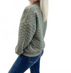 Стеганая куртка-бомбер Comfy Wave оливкового цвета Be Cool, оливковый - фото 2