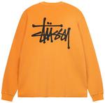 Лонгслив Stussy Basic Stock Long-Sleeve Thermal 'Apricot', оранжевый - фото 2