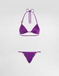 Треугольный бикини Dolce & Gabbana, фиолетовый - фото
