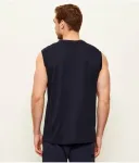 Майка regular fit Ea7, темно-синий - фото 3