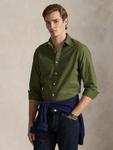 Рубашка Slim Fit на пуговицах Polo Ralph Lauren, оливковый - фото 2